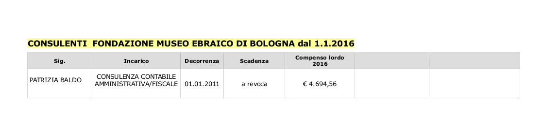 Consulenti dal 2016 ultimo ritagliato