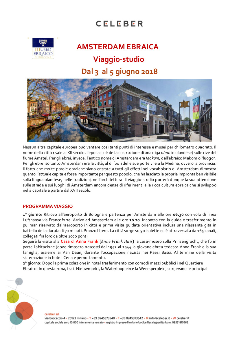 viaggio Amsterdam giugno 2018