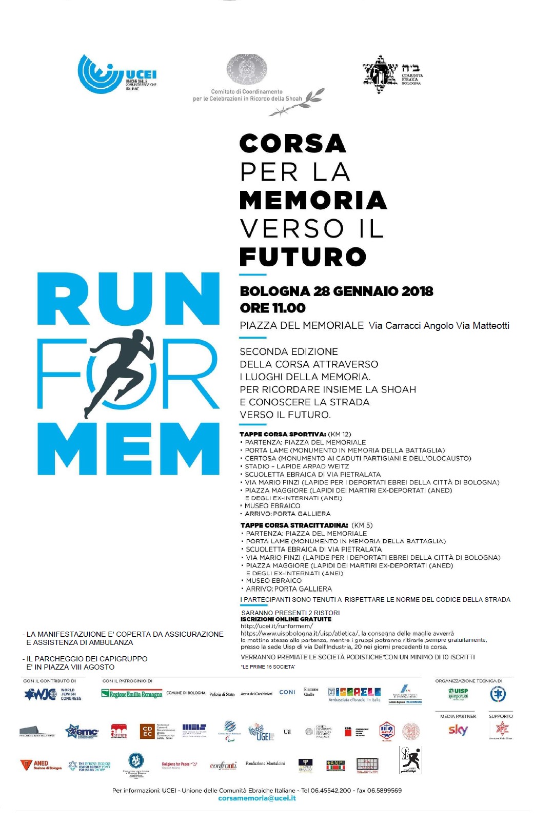 Volantino run for mem 2018