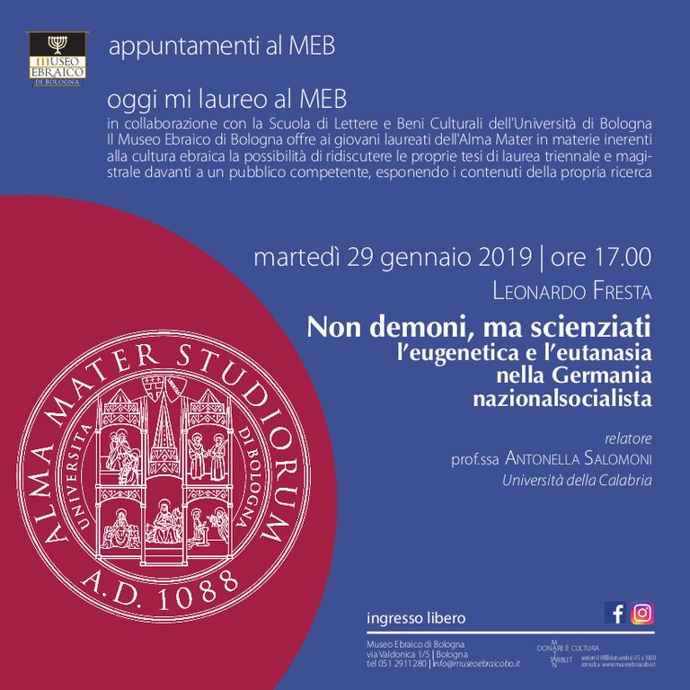 Laurea al MEB 2019