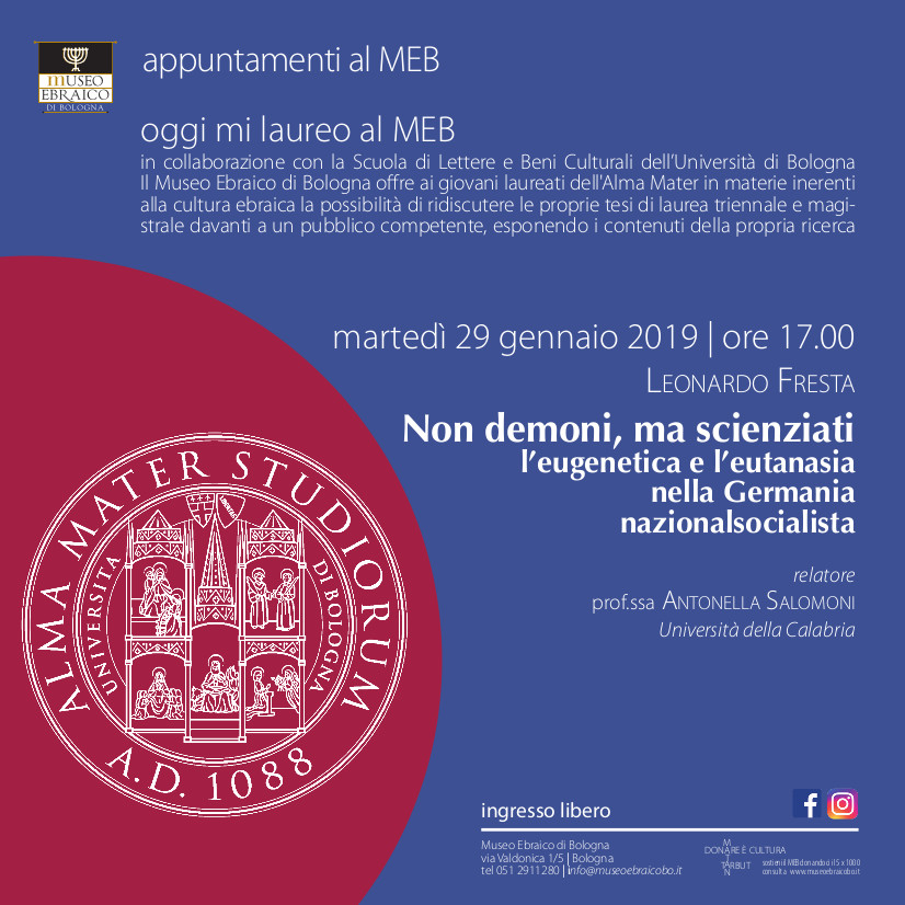 Laurea al MEB 2019