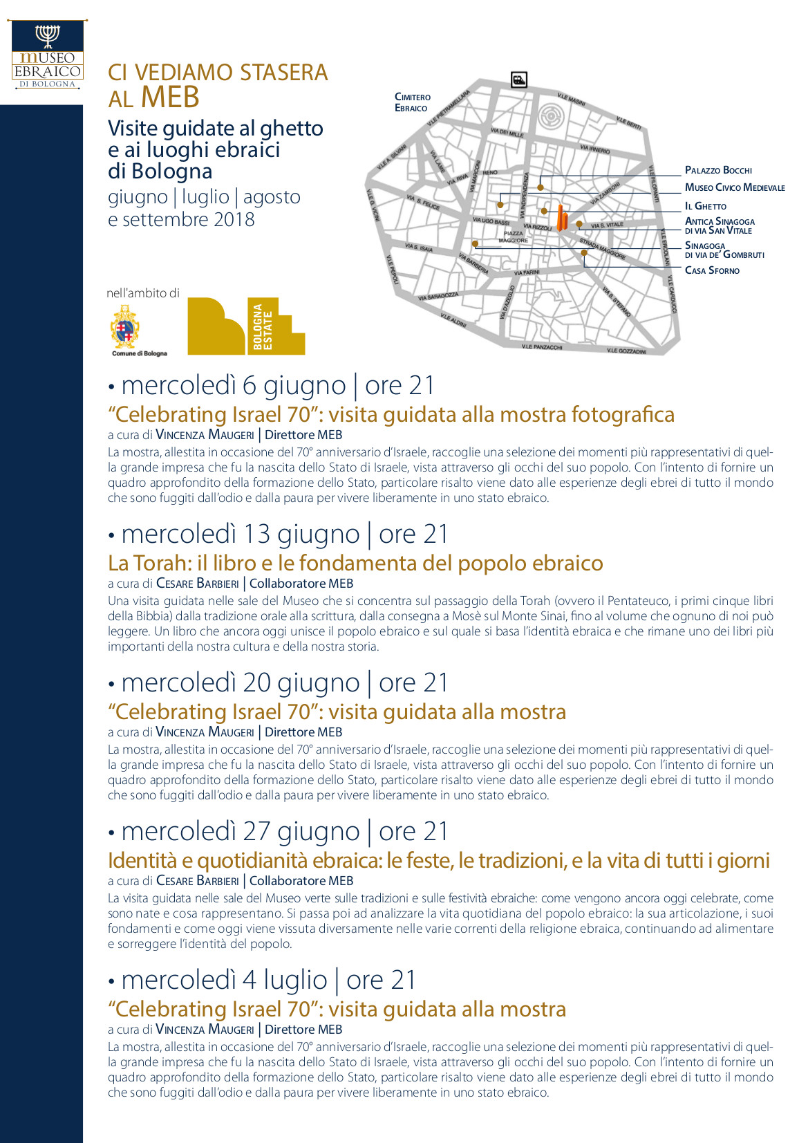 Visite guidate estate 2018