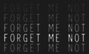 Andreas Senoner. FORGET ME NOT